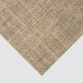 Burlapテクスチ素朴ャ家具のデコページ 薄葉紙 (詳細)