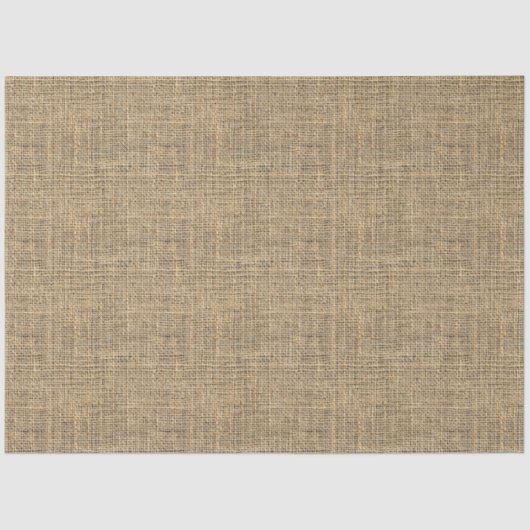 Burlapテクスチ素朴ャ家具のデコページ 薄葉紙 (正面)