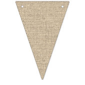 Burlapバンティングバナーフラグ バンティングフラッグ (第3の旗)