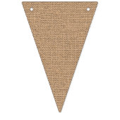 Burlapバンティングバナーフラグ バンティングフラッグ (第1の旗)