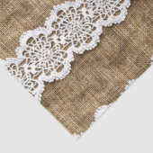 Burlapパターン家具のデカップレース 薄葉紙 (詳細)