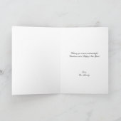 Burlapホリデーフォトグリーティング シーズンカード (内部)