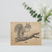 Burlapヴィンテージリス葉書 ポストカード (スタンド正面)