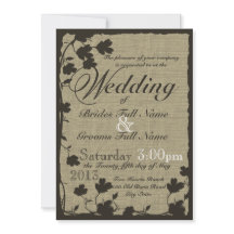 Burlap上のDogwoodシルエット