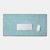 Burlap素朴イメージ任意の色 デスクマット (キーボード&マウス)