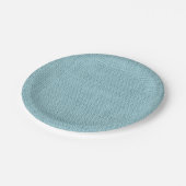 Burlap素朴パーティー紙プレート（任意の色） ペーパープレート (アングル)