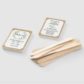 Burlap葉リース秋の結婚式プログラムファン ハンドファン (組立なし)