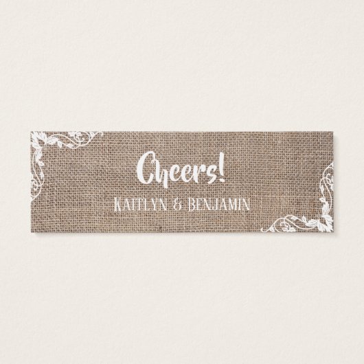 Burlap & 華美Corners、Script、Drinkチケット (裏面)