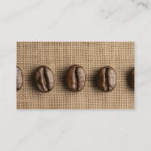 Burlap Bean Coffee Shop Rewards Loyalty Punch Card 名刺 (裏面)