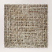 Burlap Hessianバックグラウンドテクスチャ ジグソーパズル (横)