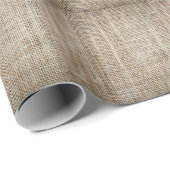 Burlap Hessianバックグラウンドテクスチャ ラッピングペーパー (ロールコーナー)