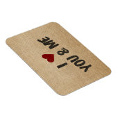 Burlap Iハート マグネット (右側)