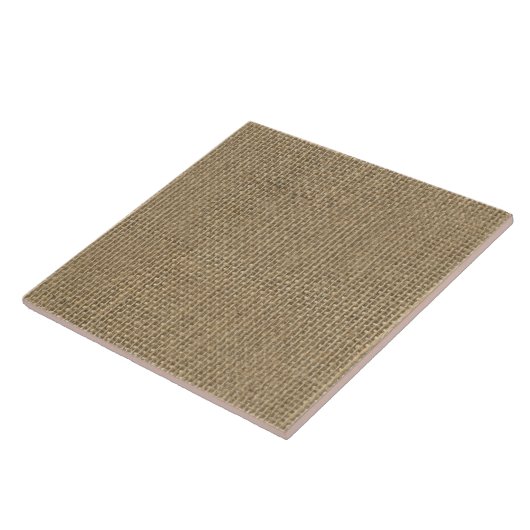 Burlap in Natural Beige タイル (側面)
