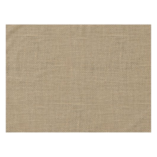 Burlap in Natural Beige テーブルクロス (正面(横))