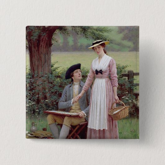 BurleighのTennyson 1919年、主(canvaの油 缶バッジ (正面)