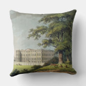 Burley、Rutlandshire (色のlitho) クッション (裏面)