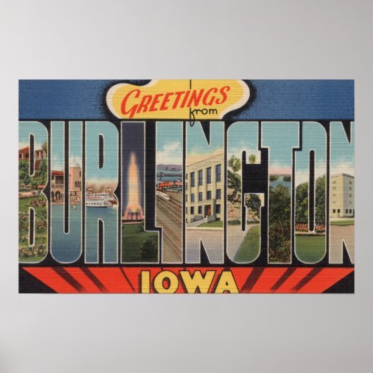 Burlington, Iowa – ラージ・レター・シーン2 ポスター (正面)