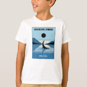 Burlington, VT Champy Eclipse Tシャツ (正面)