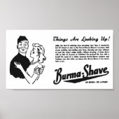 Burma Shave Adoring Eyes ポスター (正面)