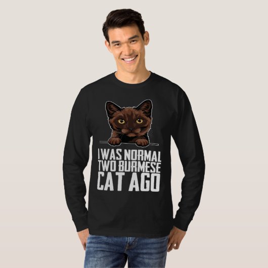 Burmese Burmese cat Burmese mother Tシャツ (正面フル)