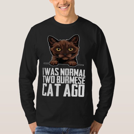 Burmese  Burmese cat  Burmese mother Tシャツ (正面)