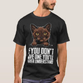Burmese cat  Burmese  Burmese kitten  4 Tシャツ (正面)