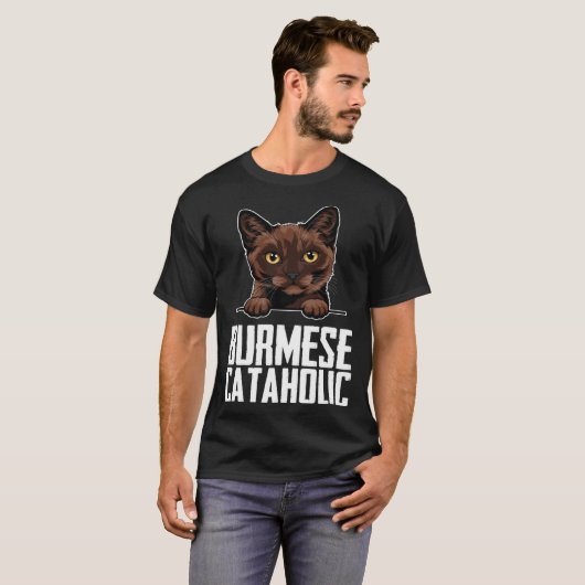 Burmese cataholic tシャツ (正面フル)