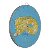 Burmese python snake cartoon illustration ダーツボード (正面左)