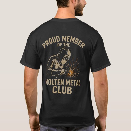 Burn 生まれ Welders Club Tシャツ (裏面)