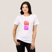 Burn Before You Shine First Burn, Then Shine The P トライブレンドＴシャツ (正面全面)
