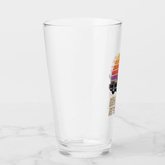 burn rubber, not your soul タンブラーグラス (右)