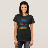 Burn Stress with Bonfires Camping  Camper Humor 2 Tシャツ (正面フル)