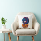 Burn the Sky – Epic Dragon Fire Fantasy クッション (椅子)