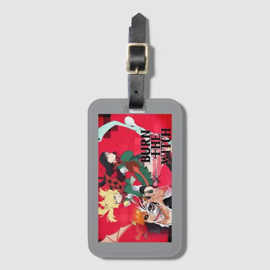 Burn the Witch Tote Bag – Spooky Halloween Accesso ラゲッジタグ (正面縦)