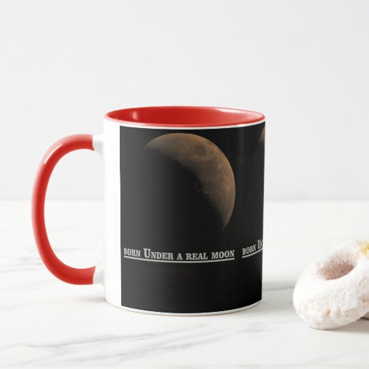 Burn Under a Real Moon Mug マグカップ (ドーナツ)
