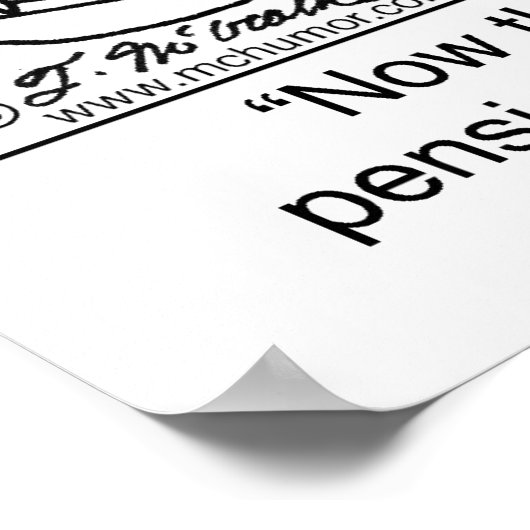 Burn Your Pension Check to 保 Warm ポスター (角)