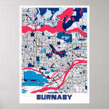 Burnaby – カナダミルクティーシティマップ