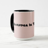 Burndeeは最も最高のなマグです マグカップ (正面左)