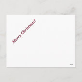 Burneジョーンズの天使のクリスマスの郵便はがき シーズンポストカード (裏面)