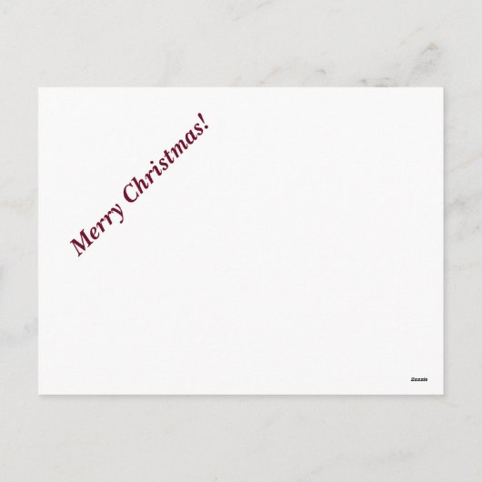 Burneジョーンズの天使のクリスマスの郵便はがき シーズンポストカード (裏面)