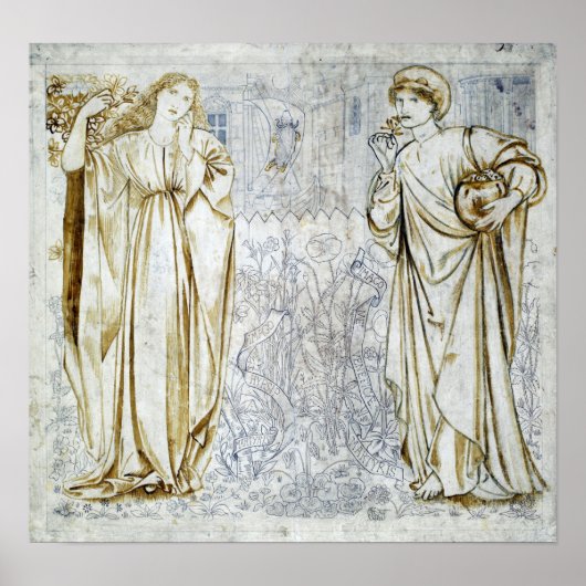 Burne-Jones – ハイプシフィレとメデア ポスター (正面)