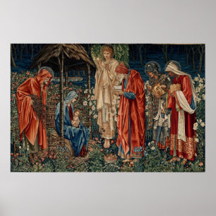 Burne-Jones – マグィ崇拝 ポスター