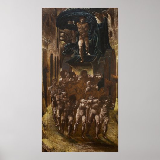 Burne-Jones – 愛の車または愛の旅 ポスター (正面)