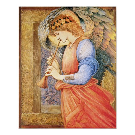 Burne-Jones Angelのフ遊ラージオレットCC1152大 ポスター (正面)