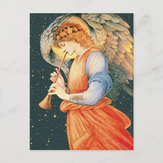 Burne-Jones Angel遊のflageolet CC1130 ポストカード (正面)