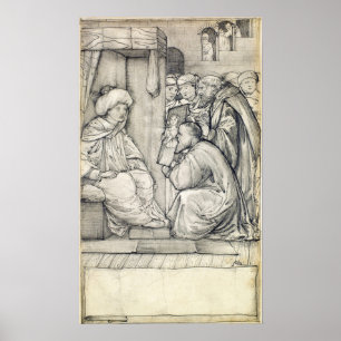 Burne-Jones - Chaucer's Man Of Laws ポスター