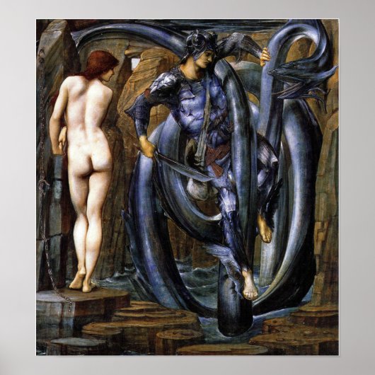 Burne-Jones - Doom Fulfilled 1885 ポスター (正面)