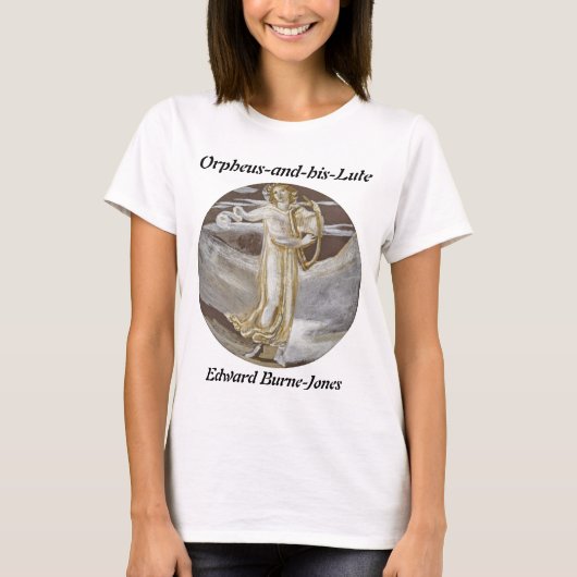 Burne-Jones Orpheusと彼のLute Personalizable Tシャツ (正面)