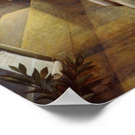 Burne-Jones - Pygmalion、ハート欲望 ポスター (角)