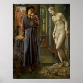 Burne-Jones - Pygmalion, Hand Refrains ポスター (正面)